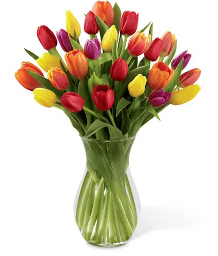 Tulips bouquet online flower delivery