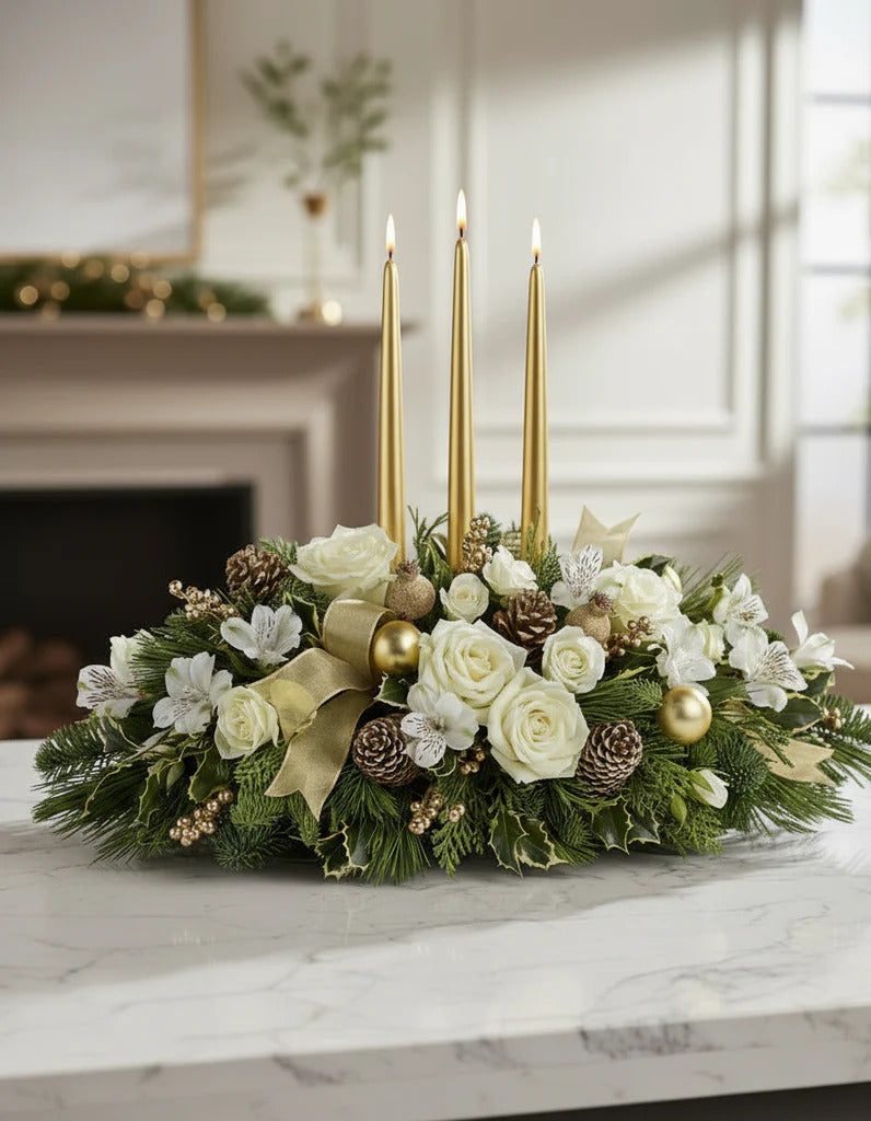 Royal Christmas Centerpiece