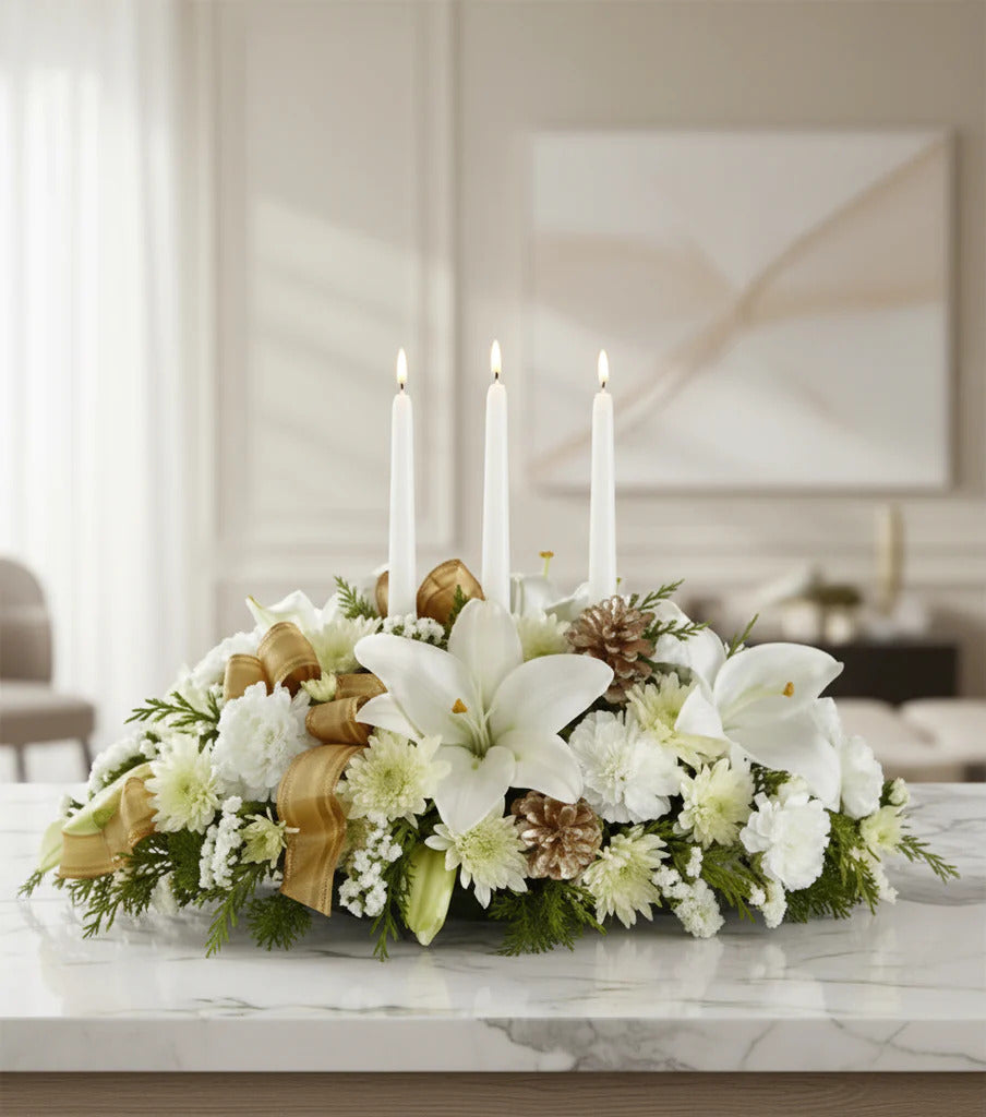 Glow Christmas Centerpiece