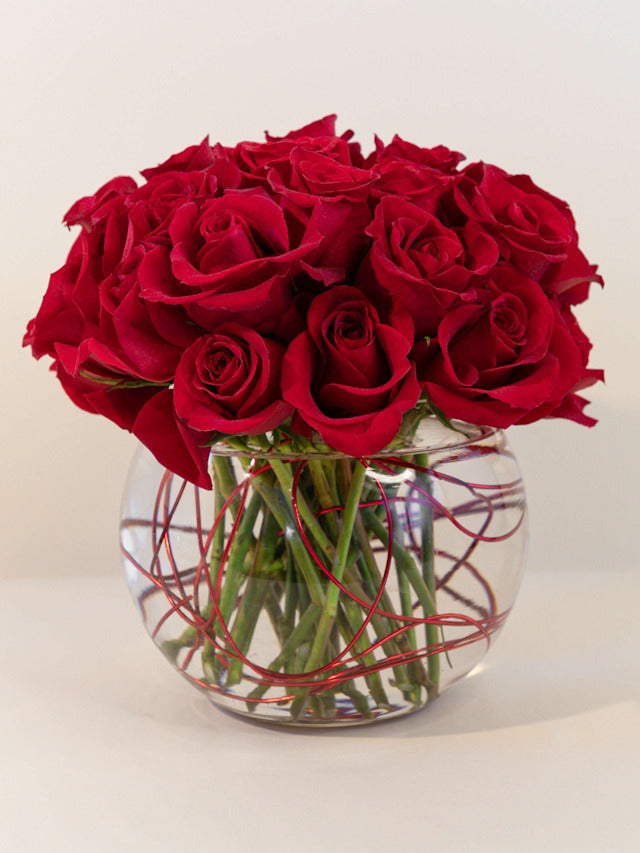 Red Rose Love Cluster