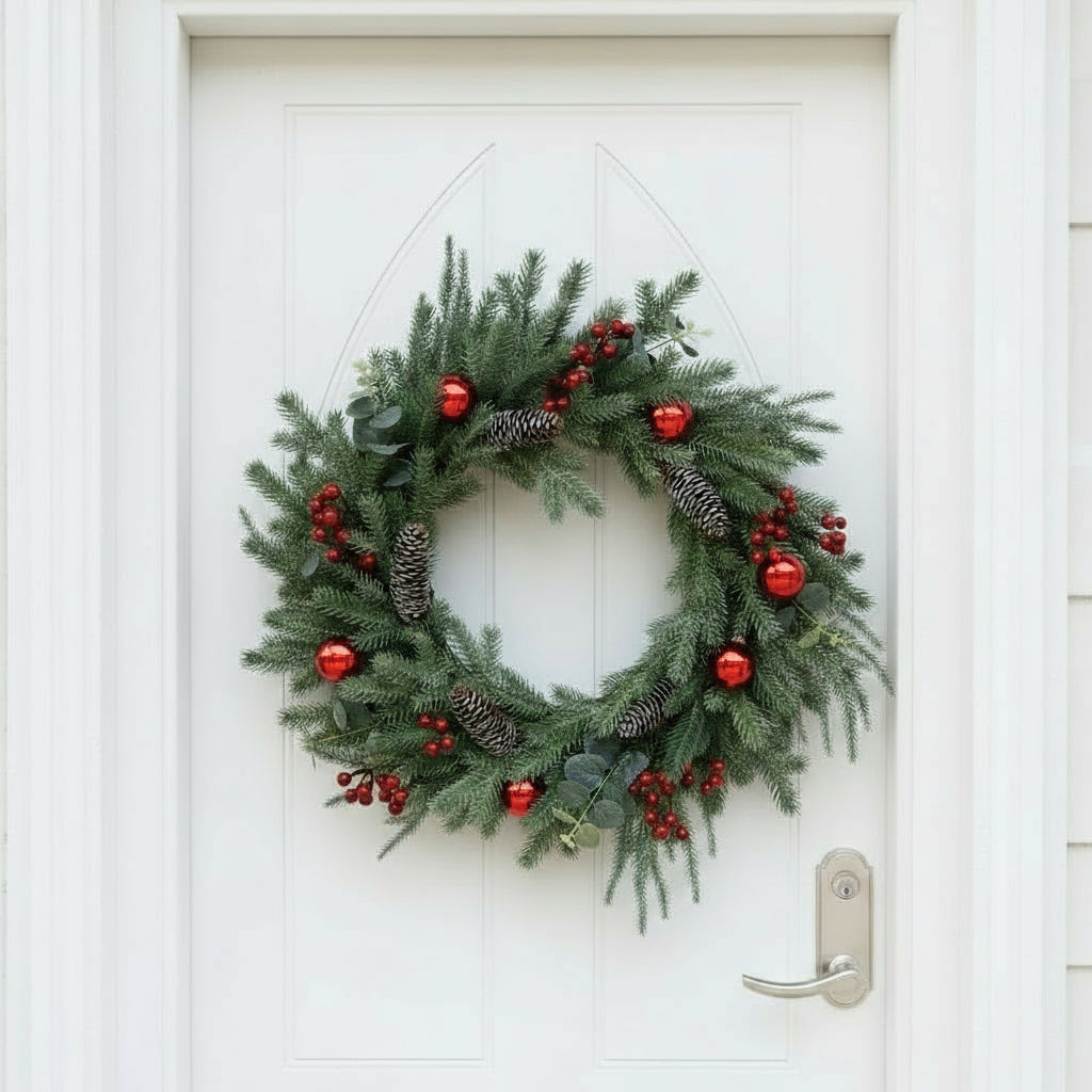 Christmas Wreath with Bells & Berries